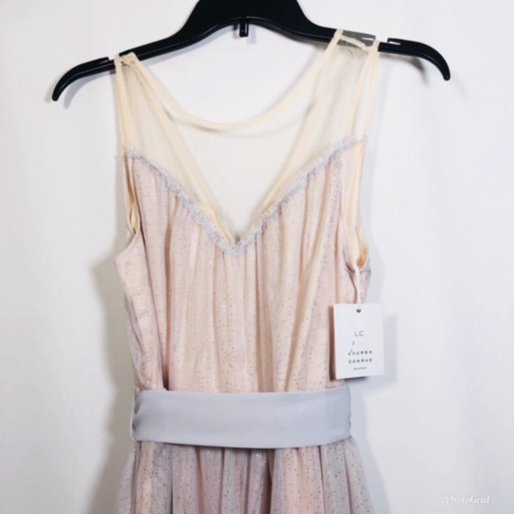 SOLD LC Lauren Conrad Dress Tulle Midi Layered - Picture 6 of 8